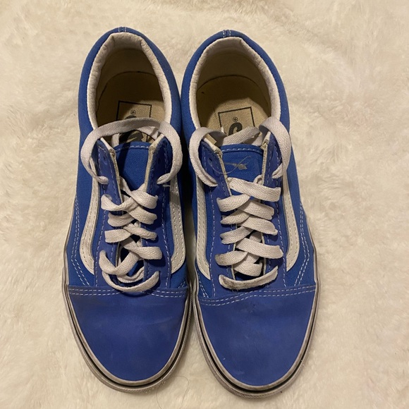 like new blue vans size 6 - Picture 2 of 3